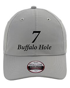 Imperial - The Original Performance Cap - 2 Location Embroidery - 7 Buffalo Hole (Front) & Script Two Rivers (Left Side)